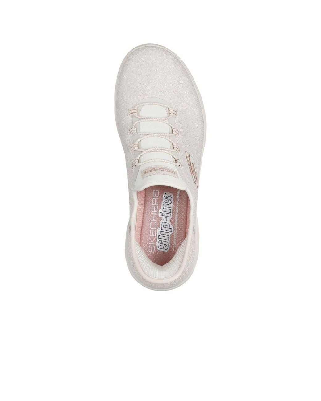 Skechers White Summits Lunar Glow Trainers