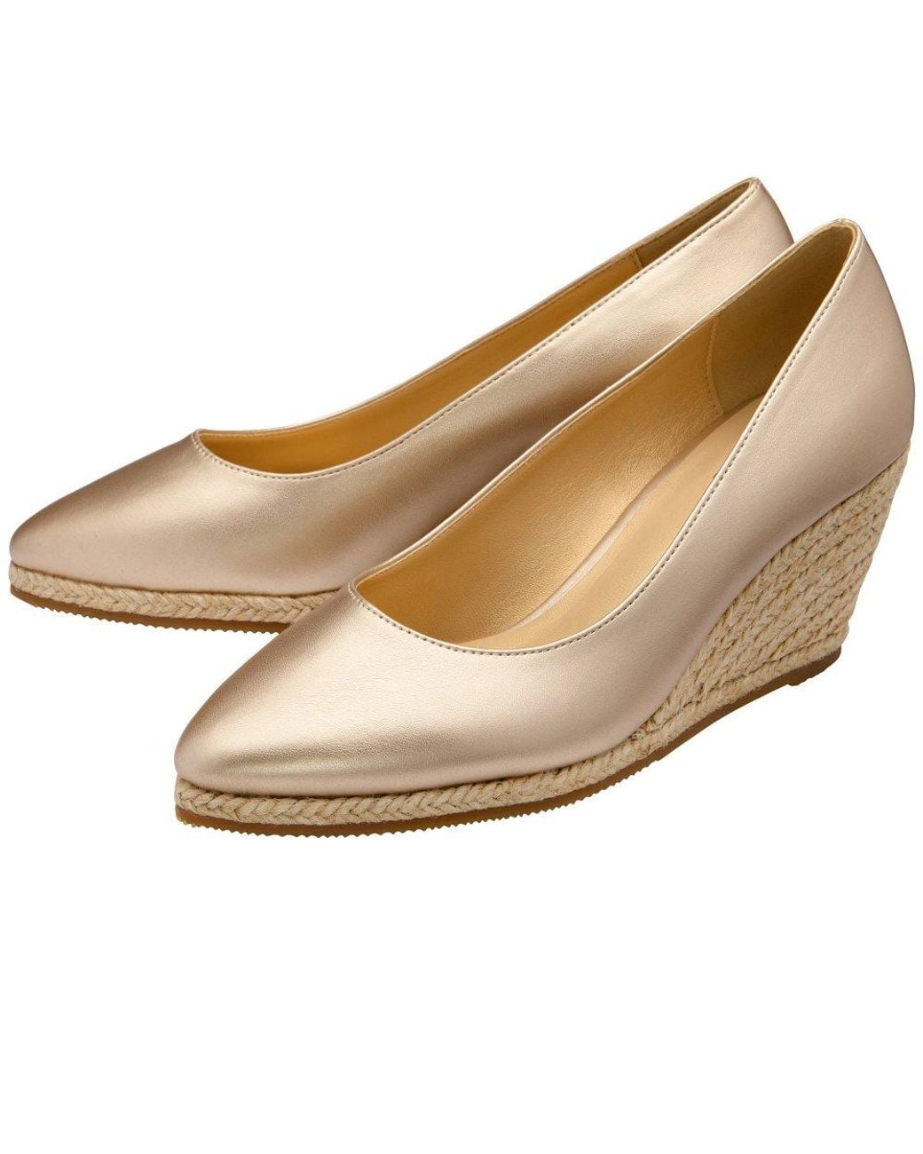 Lotus Natural Giselle Wedge Espadrilles