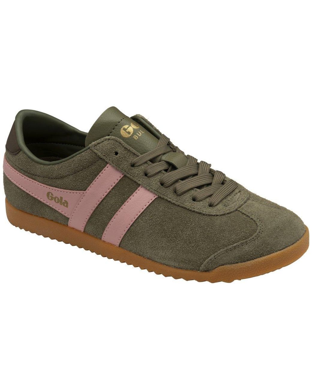 Gola Green Bullet Suede Trainers