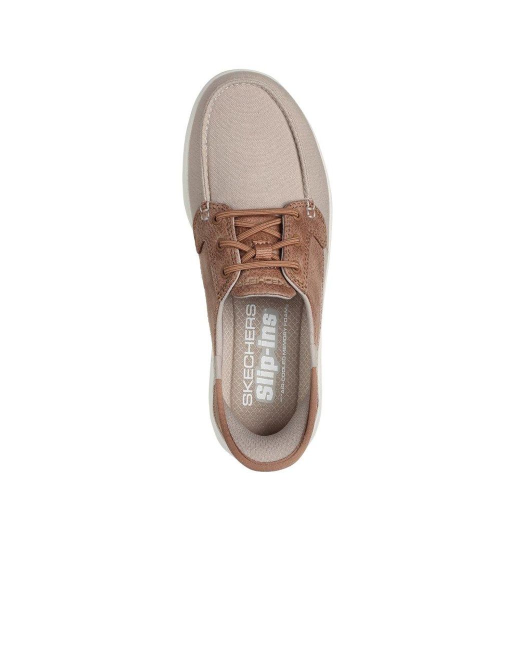 Skechers Gray On-The-Go Flex Palmilla Boat Trainers