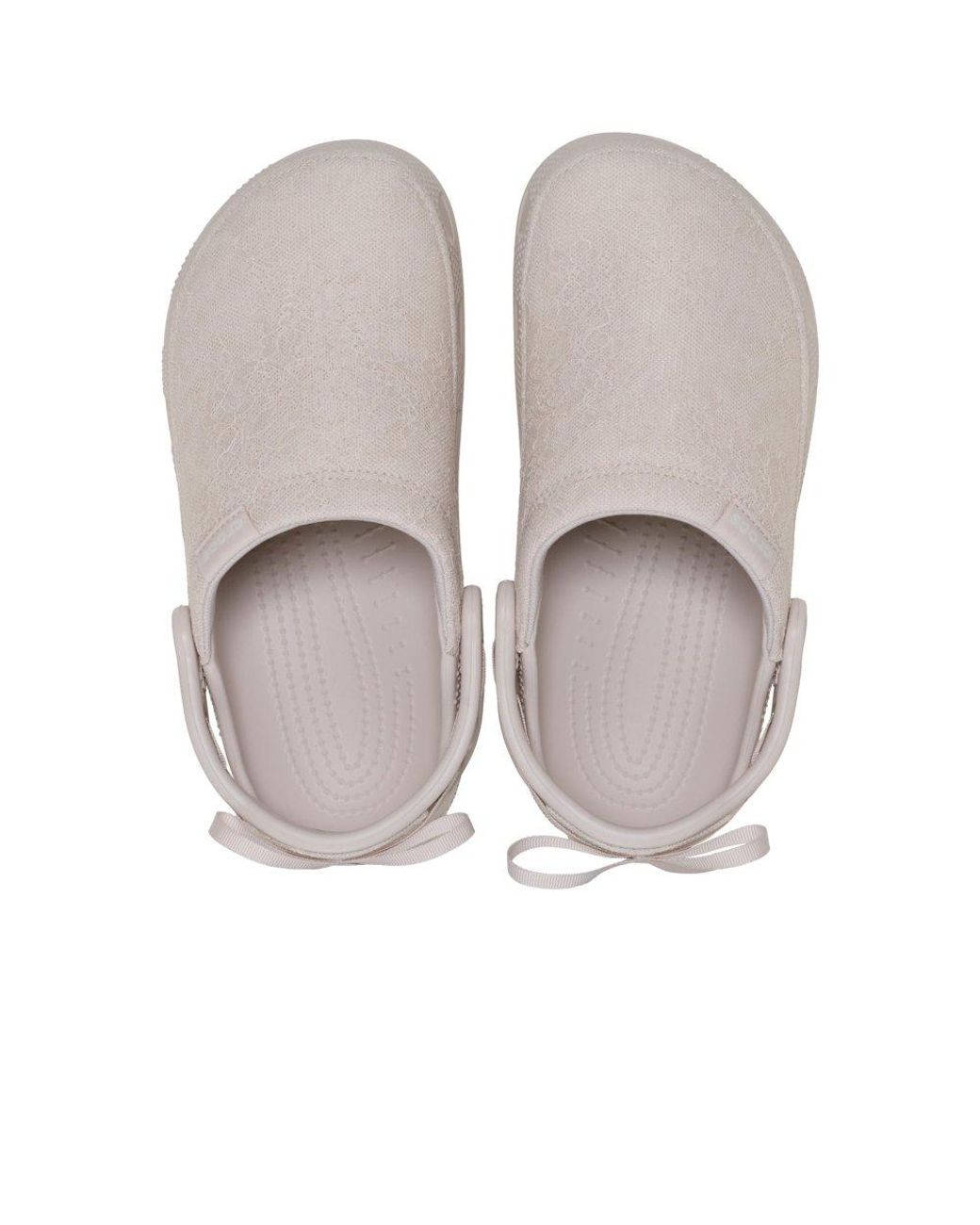 CROCSTM White Crafted Lace Clogs