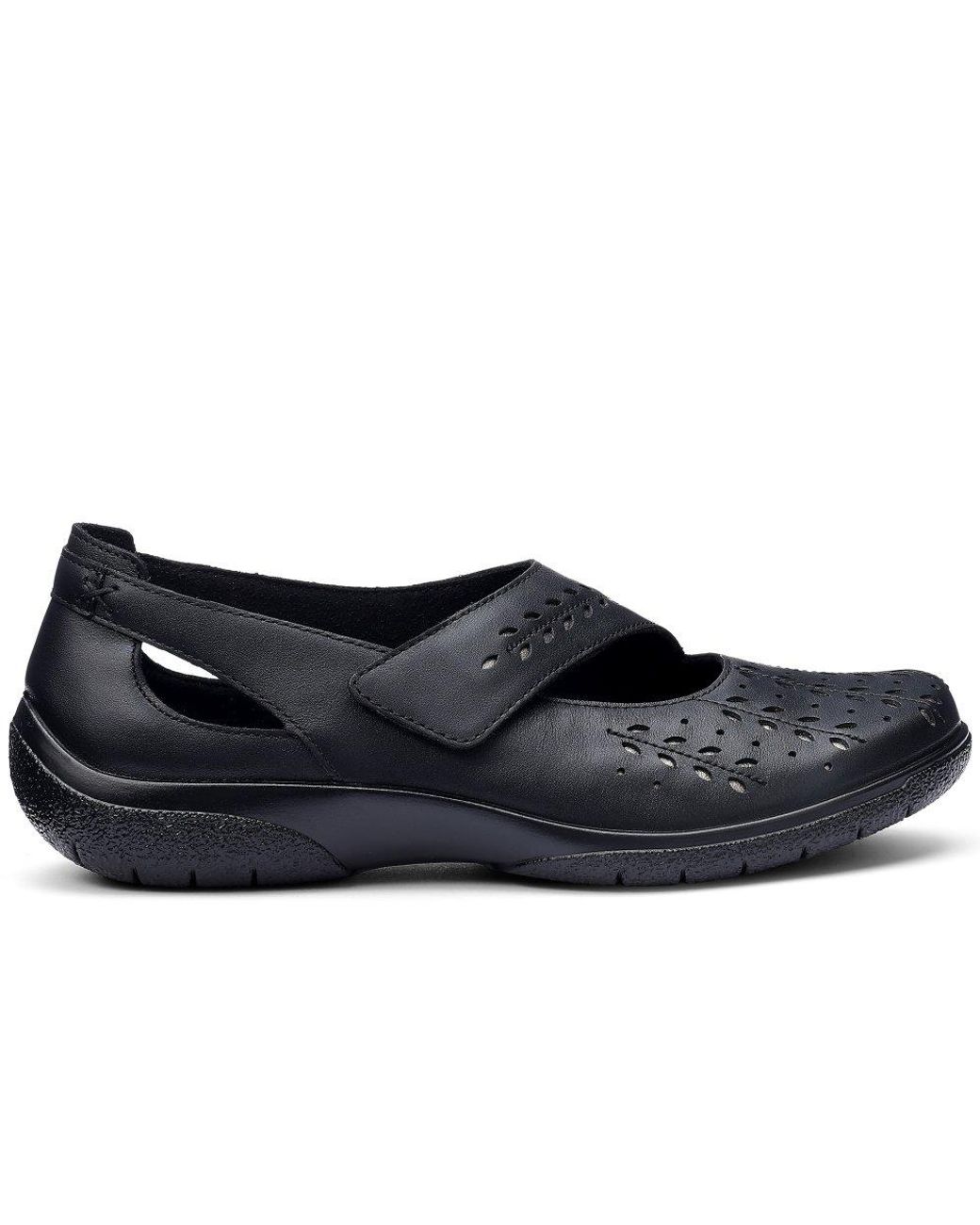 Hotter Blue Daphne Extra Wide Mary Jane Shoes