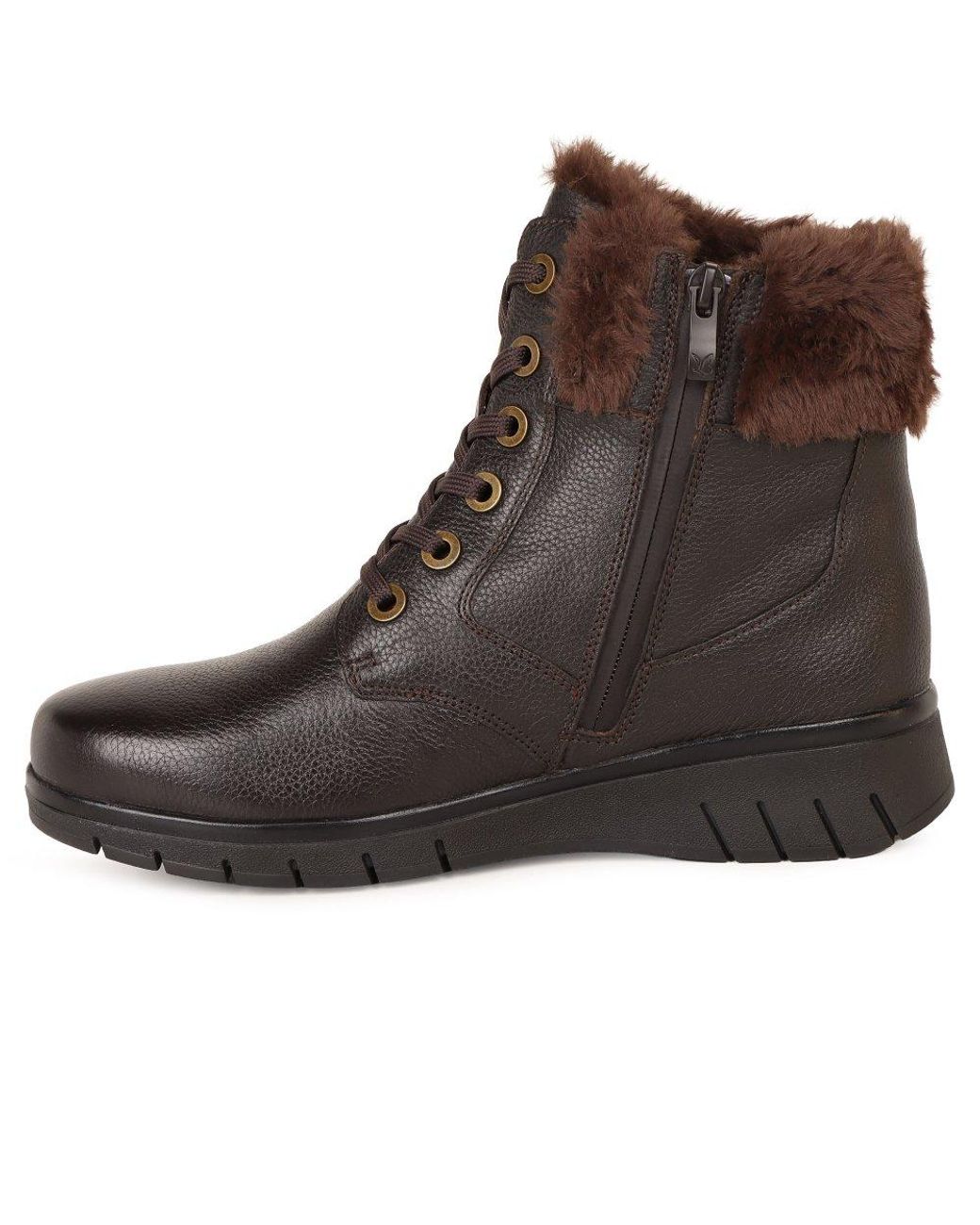 Caprice Brown Dascha Ankle Boots