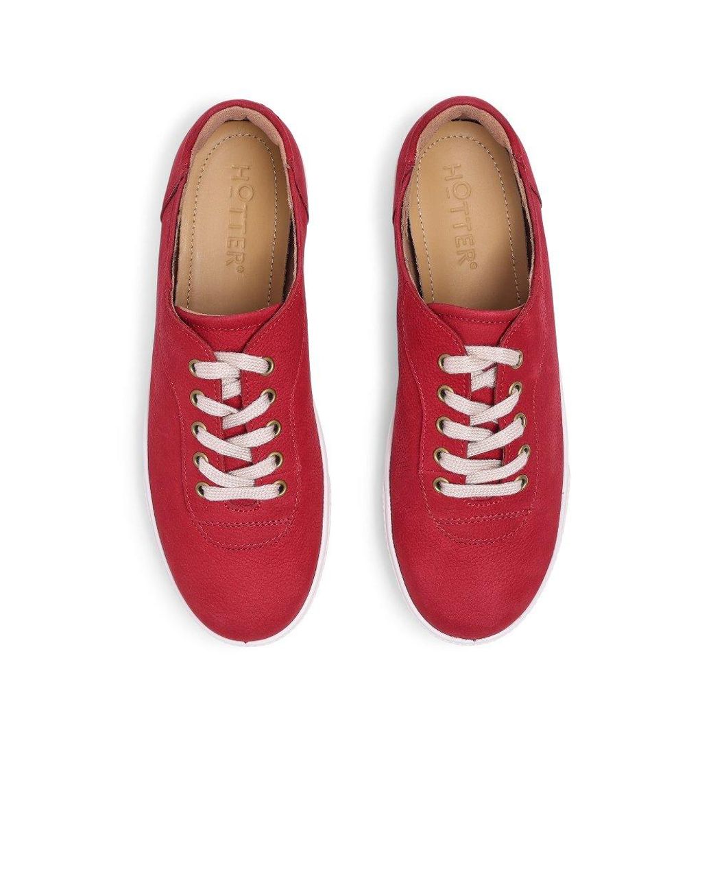 Hotter Red Rosie Trainers