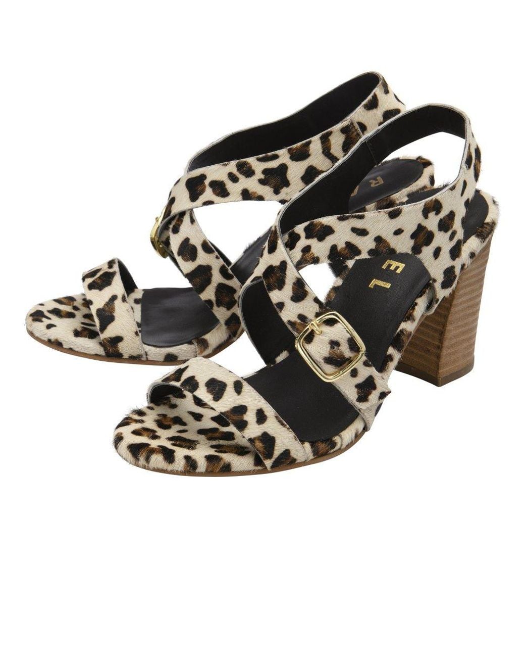 Ravel Black Birkby Heeled Sandals