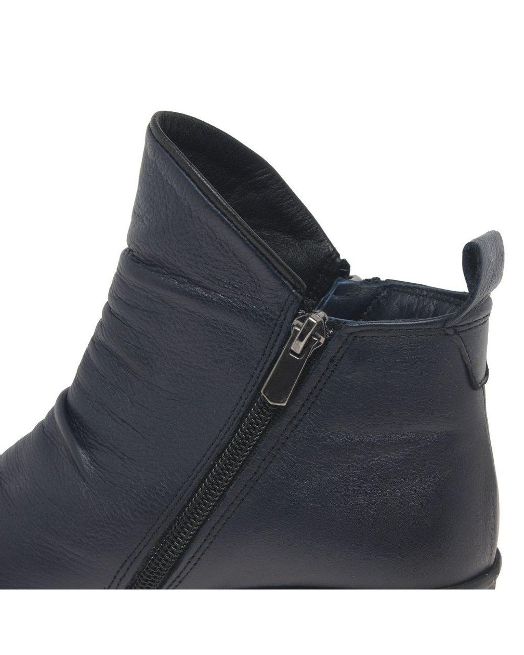 Lotus Black Cordelia Ankle Boots