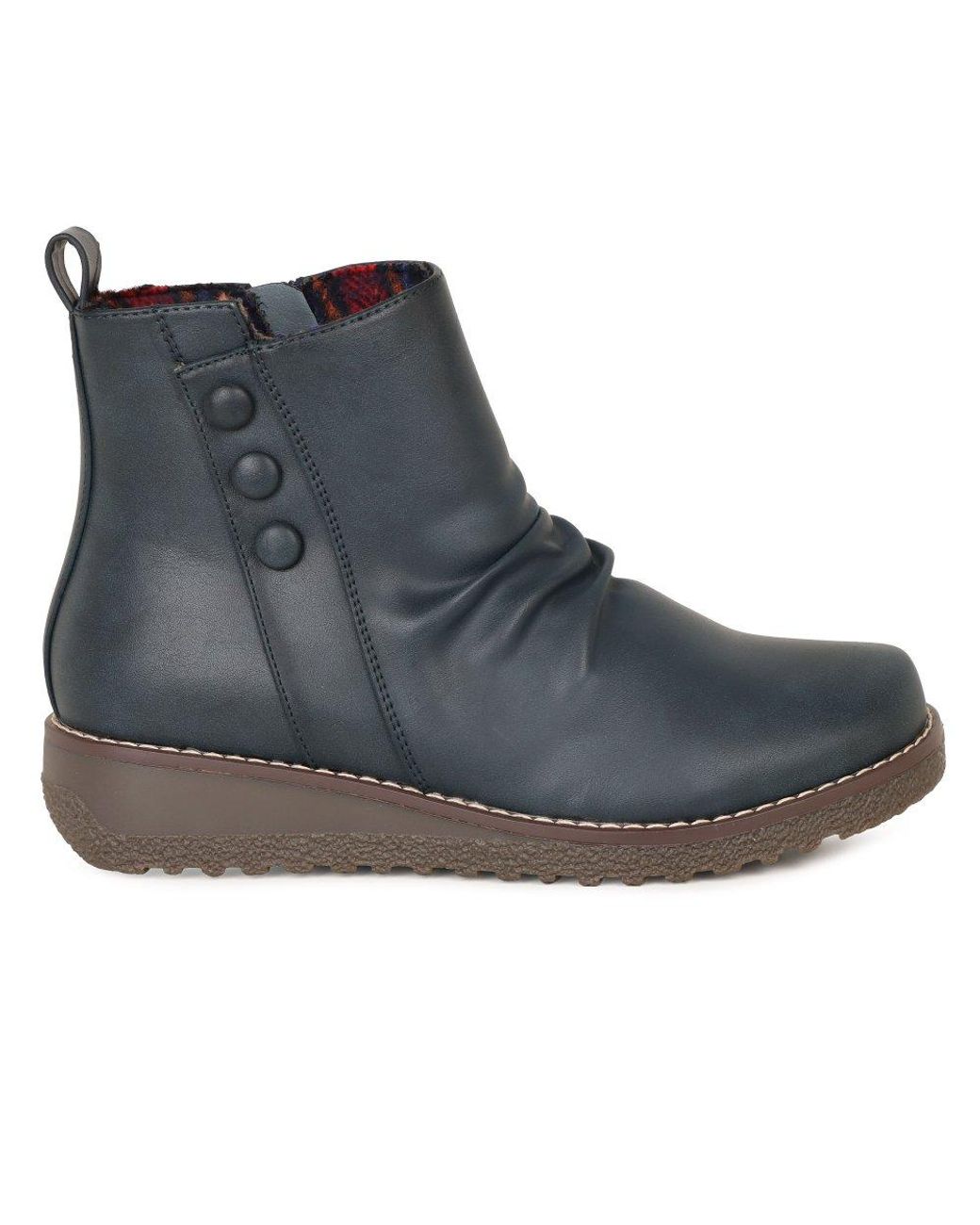 Heavenly Feet Blue Murray Ankle Boots
