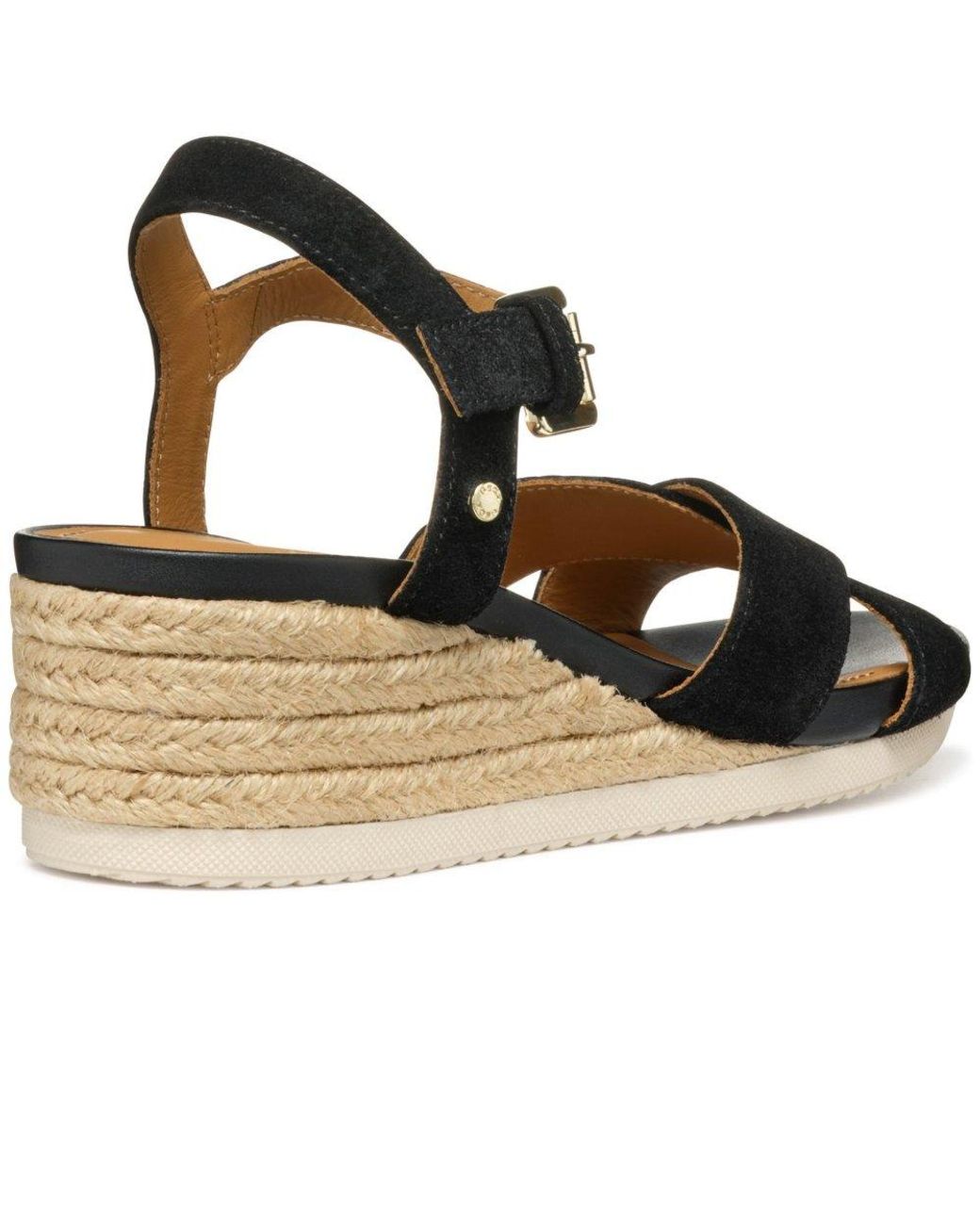 Geox Metallic D Ischia Corda Wedge Sandals