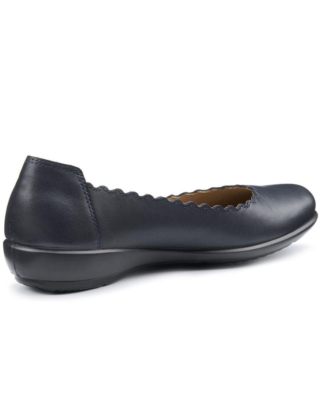 Hotter Blue Eider Ballet Pumps