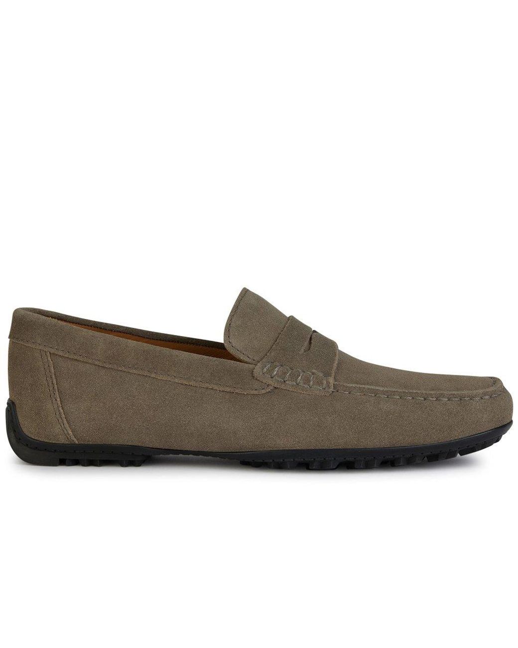 Geox Brown U Kosmopolis + Grip Moccasins for men