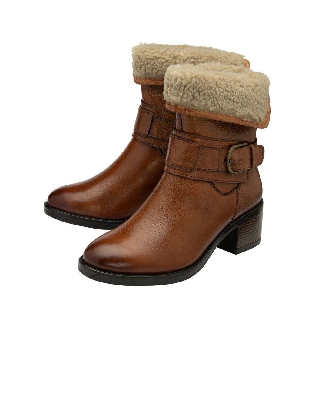 Lotus Brown Osmond Calf Boots