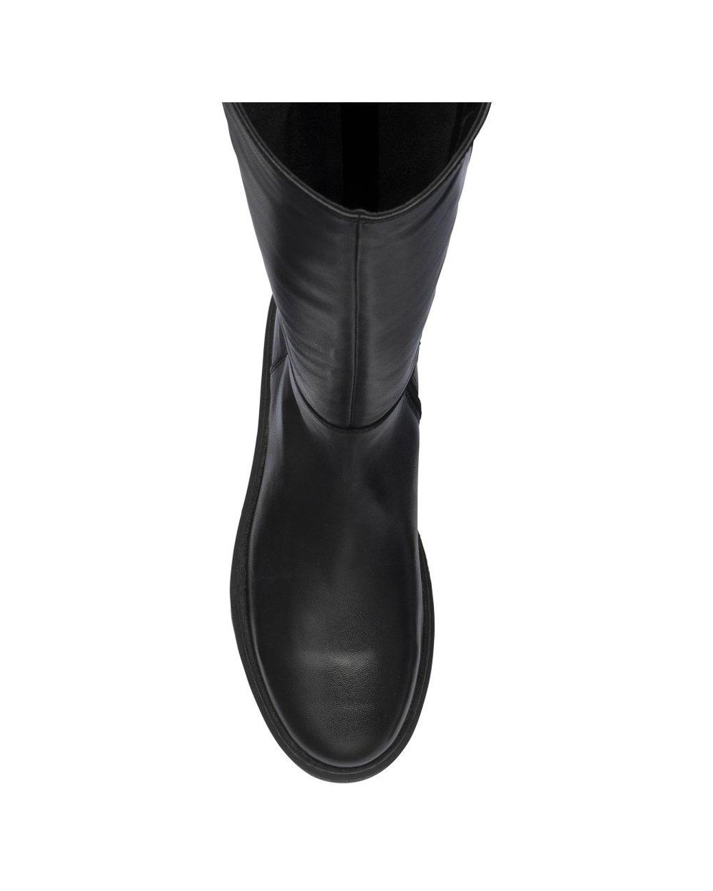 Lotus Black Sable Knee High Boots