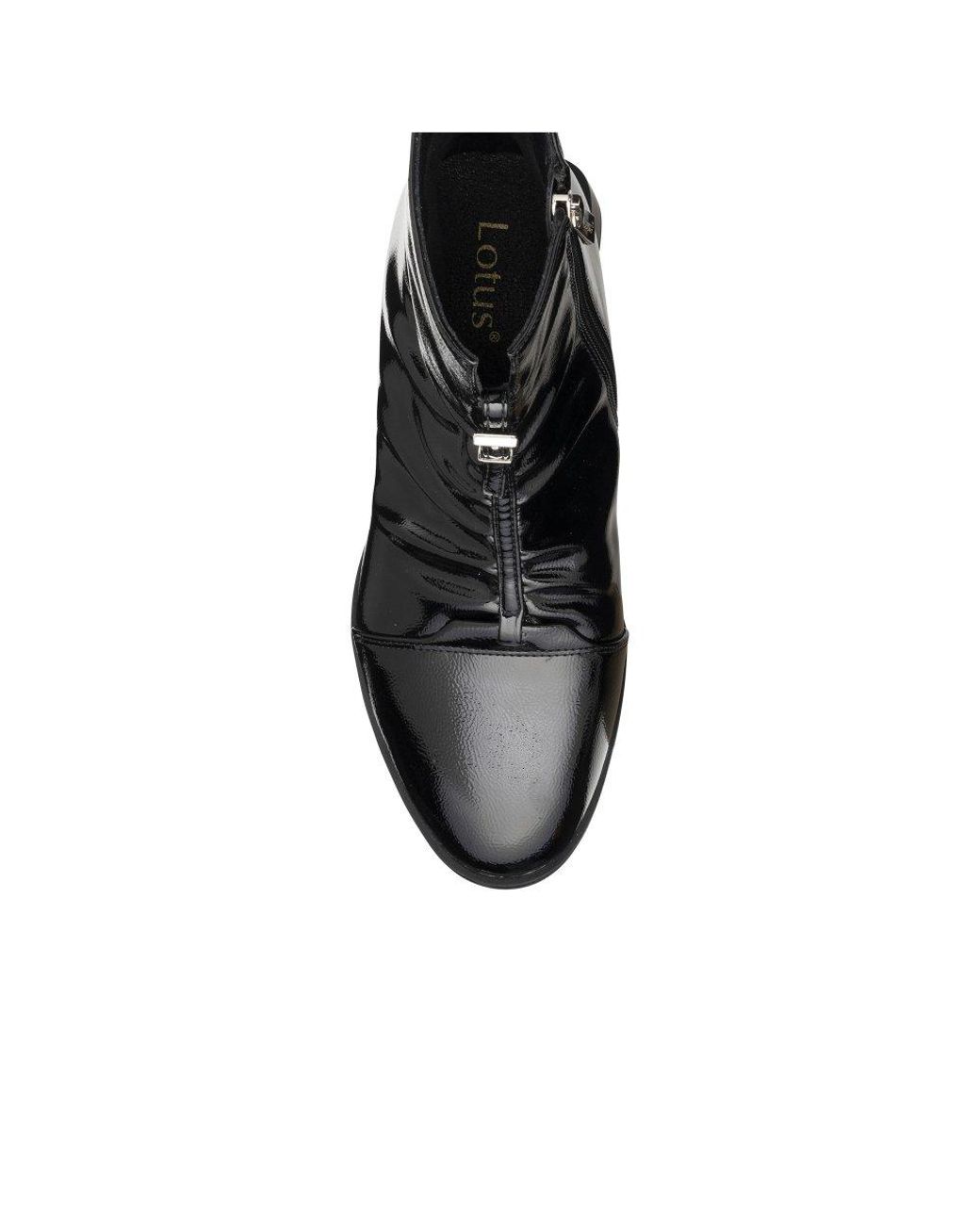 Lotus Black Tarni Ankle Boots