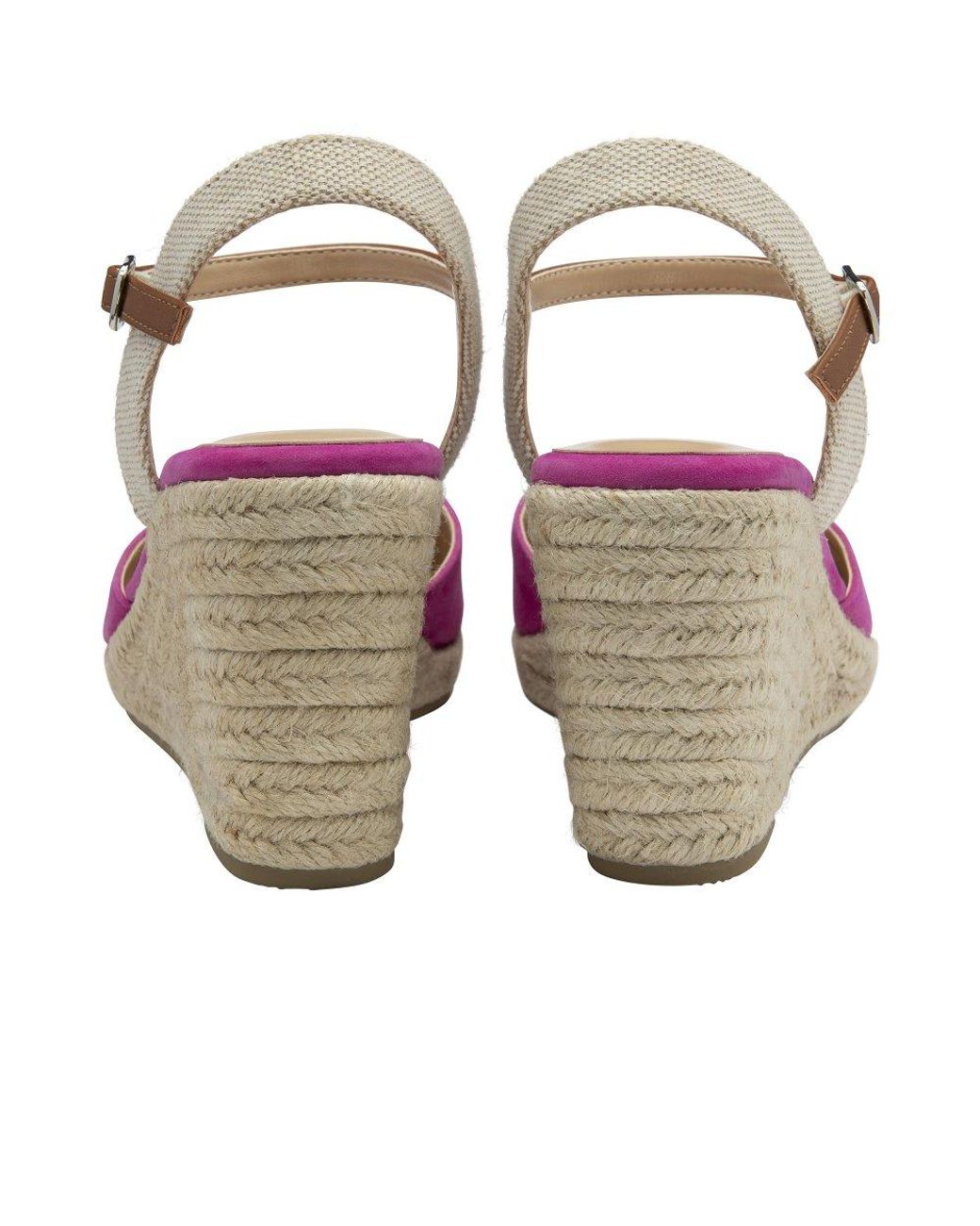 Lotus Purple Mariah Espadrille Wedges