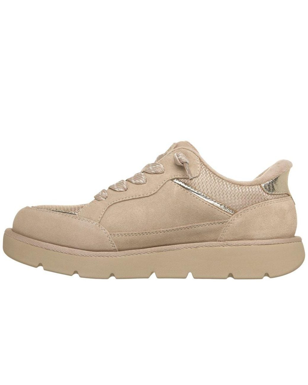 Skechers Natural Keepsakes Cozy Street Hiker Ez Trainers