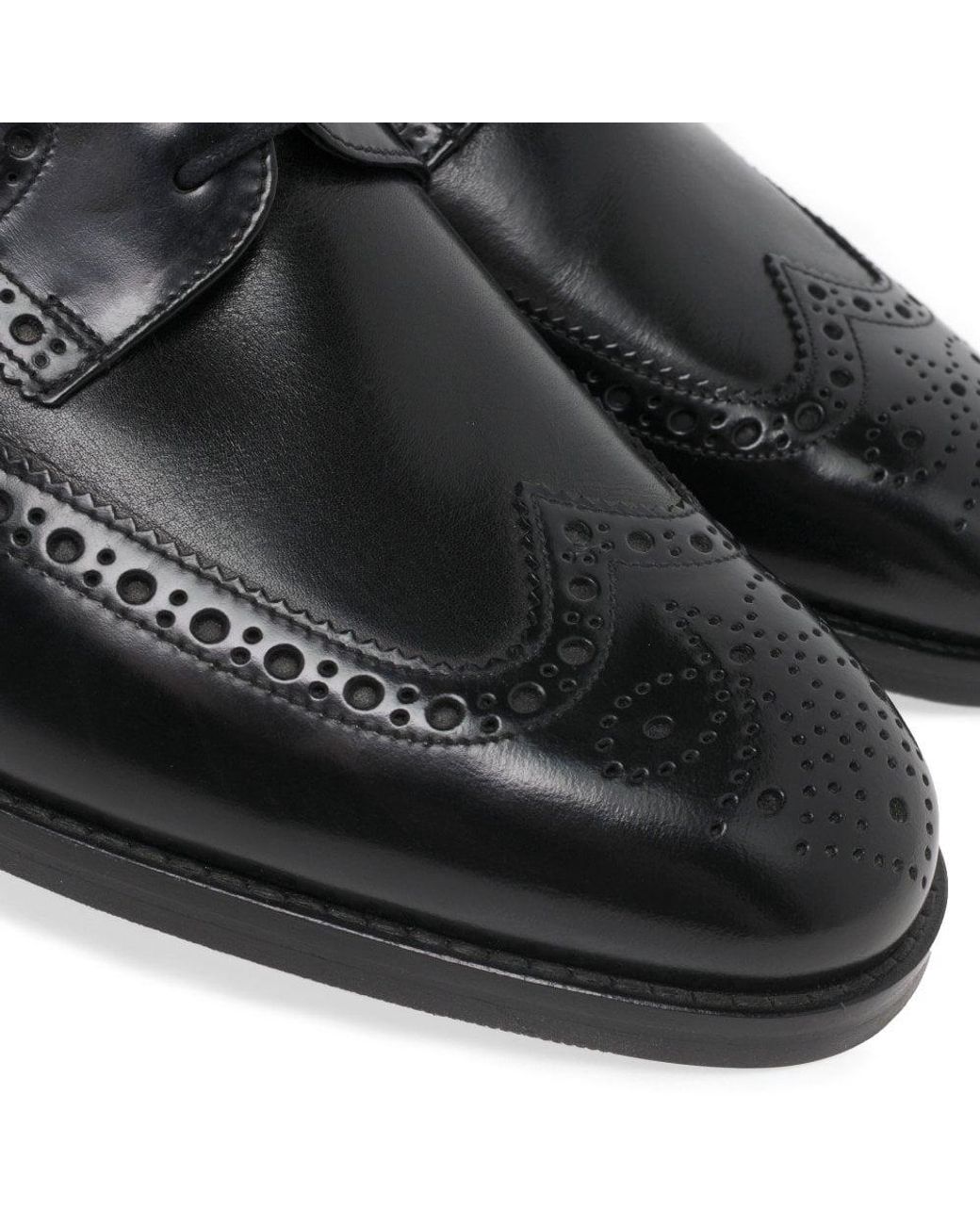Loake Black Pangbourne Lace Up Formal Shoes for men