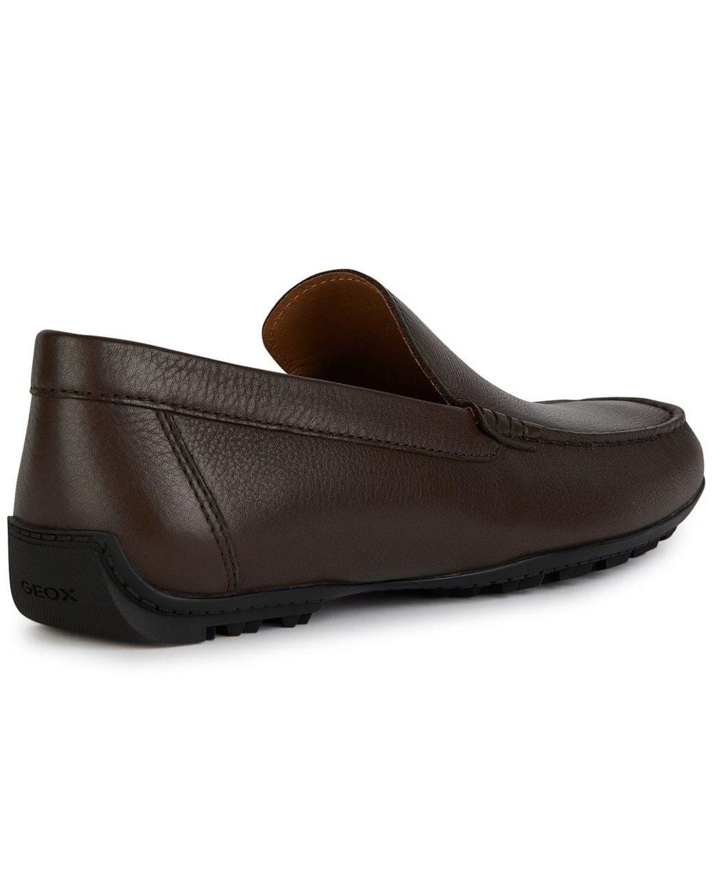 Geox Brown U Kosmopolis + Grip Moccasins for men