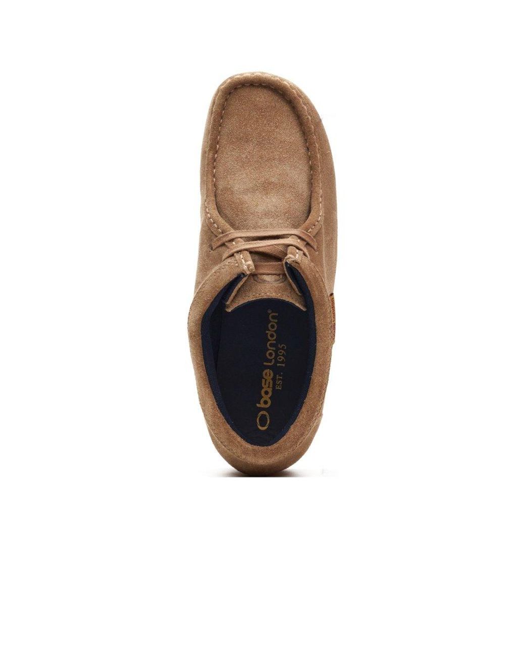 Base London Brown Koko Wallabe Shoes for men