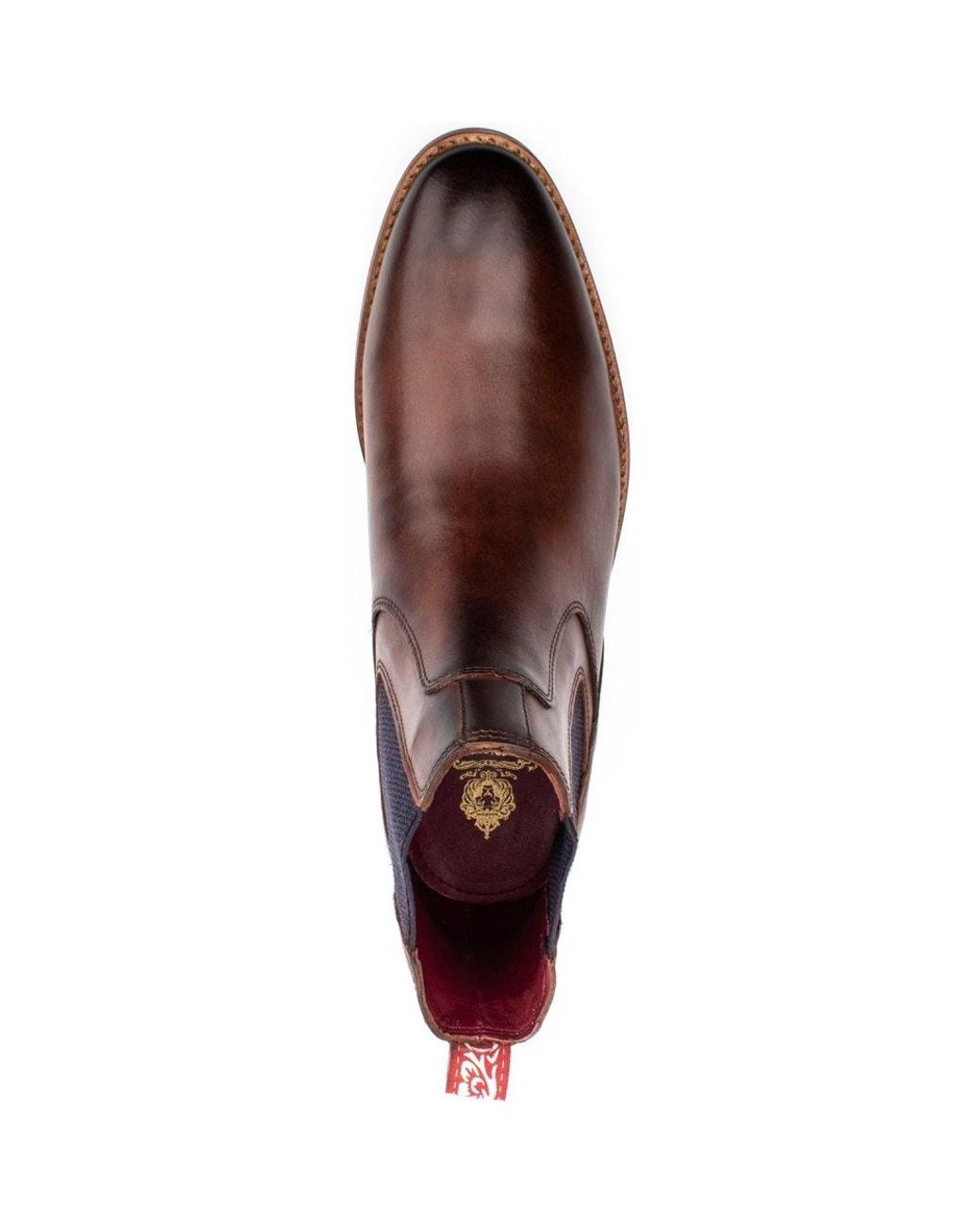 Base London Brown Scout Chelsea Boots for men