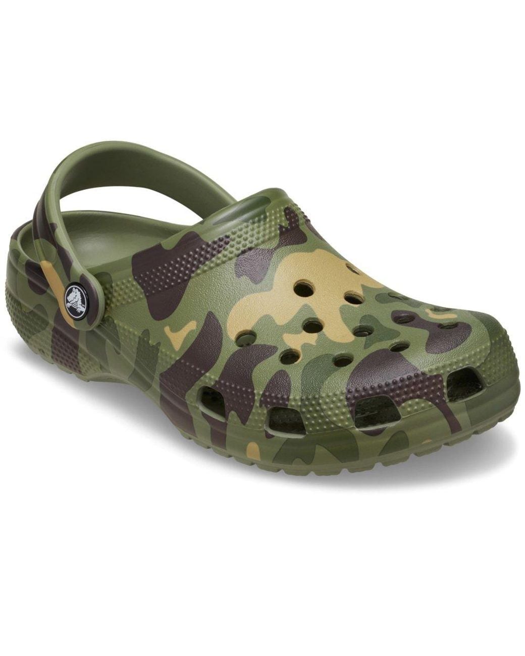 CROCSTM Green Classic Duck Camo Clogs for men