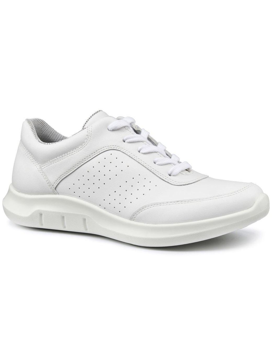 Hotter White Orion Casual Trainers