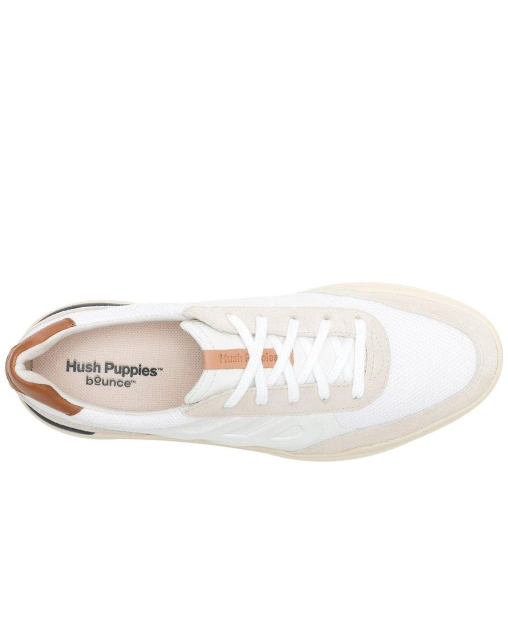 Hush Puppies White Wes Hp Trainers for men
