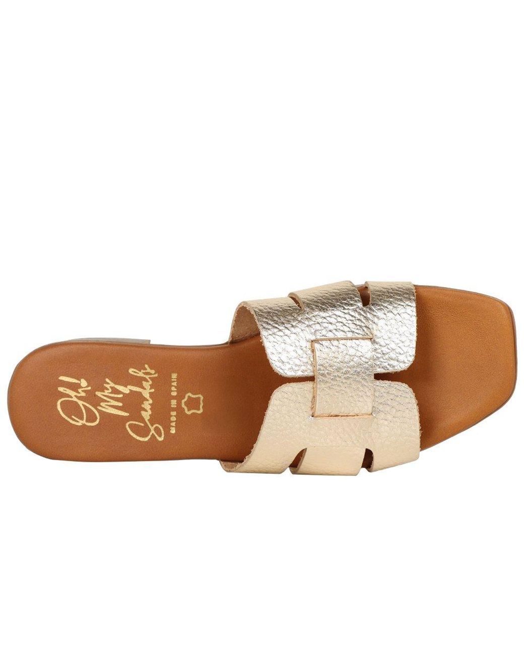 Oh My Sandals Brown Marbella Sandals