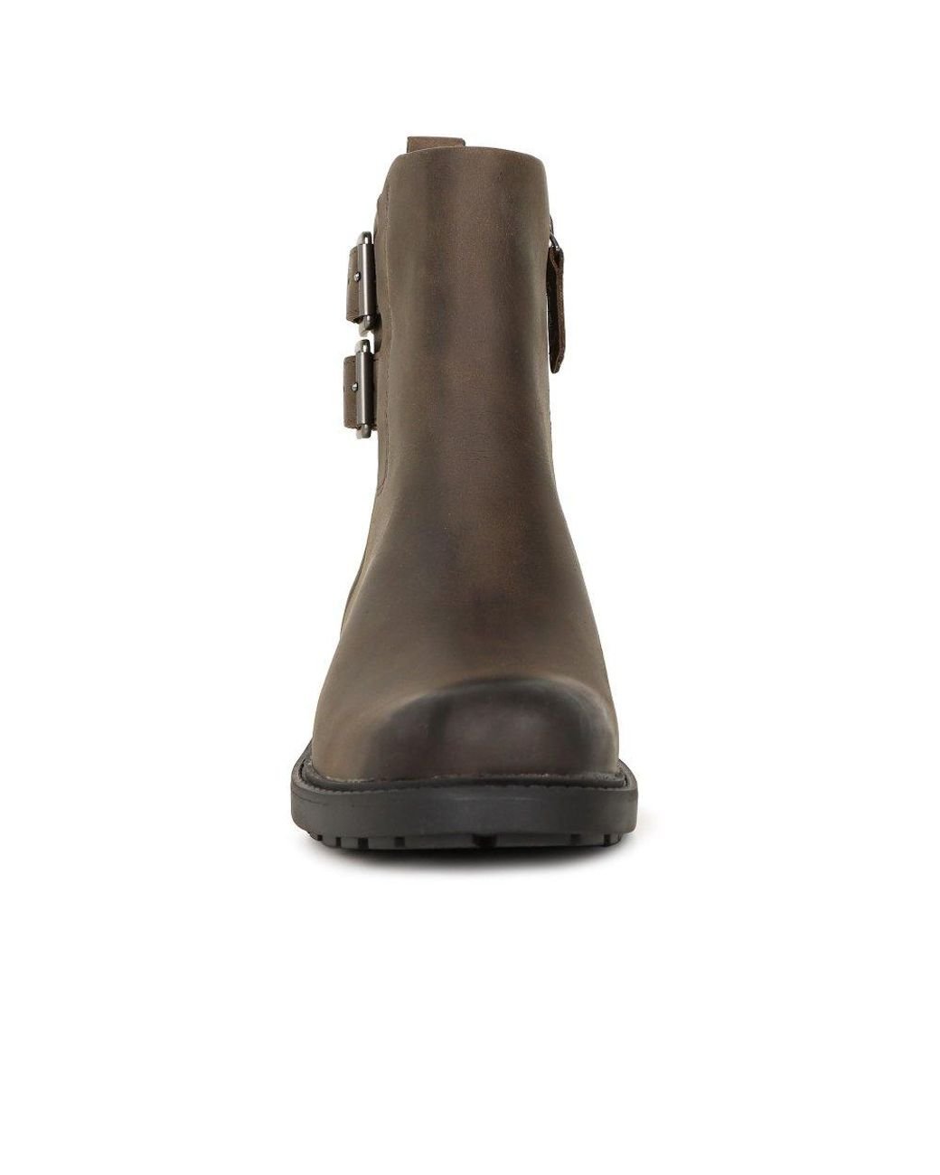 Clarks Brown Orinoco2 Bay Ankle Boots Colour: Mole Lea