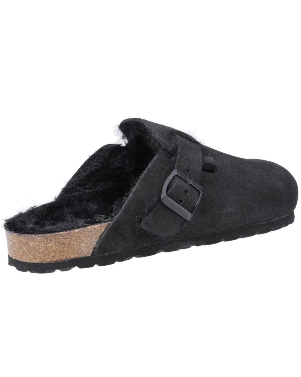 Hush Puppies Black Jade Slippers