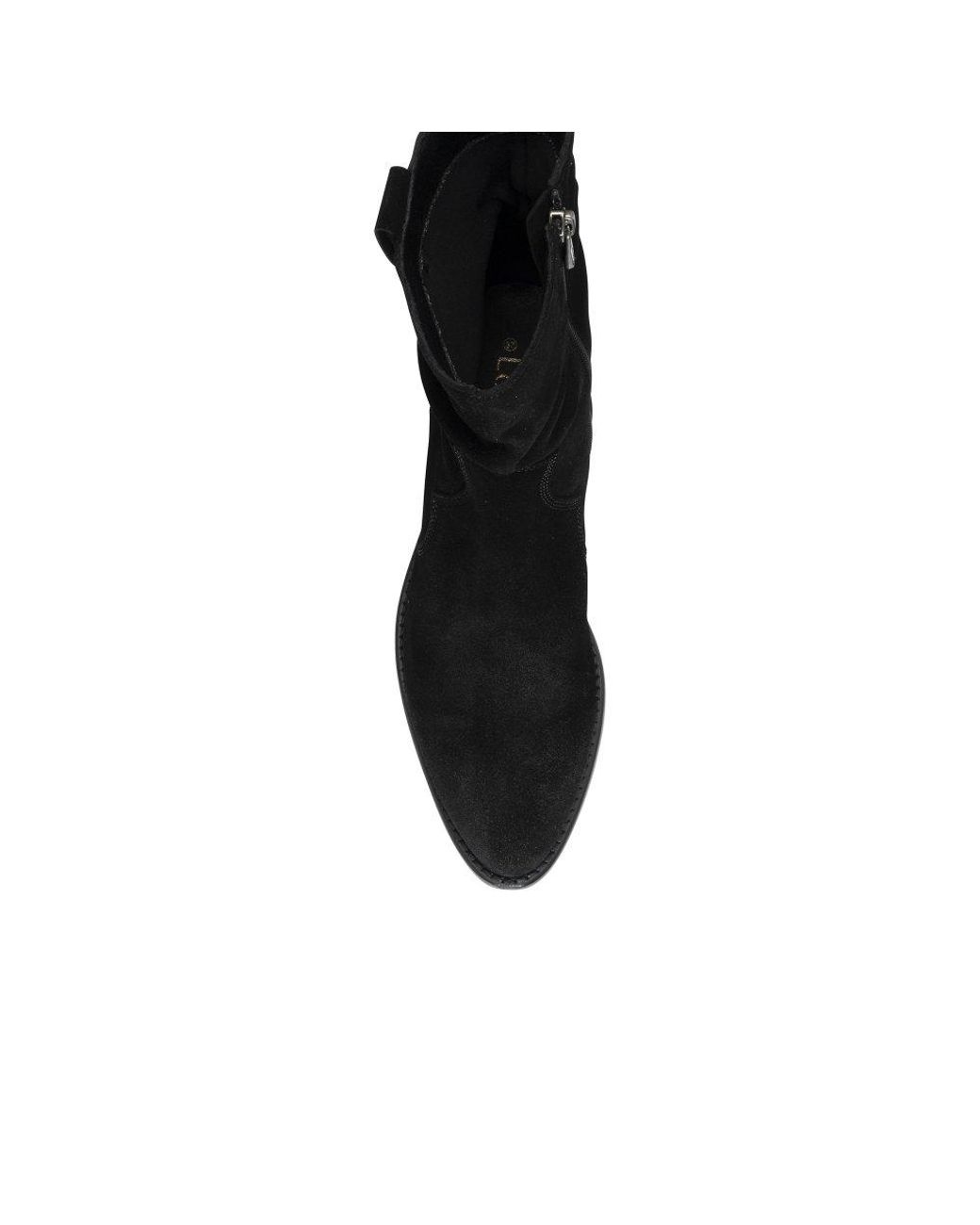 Lotus Black Dolly Ankle Boots