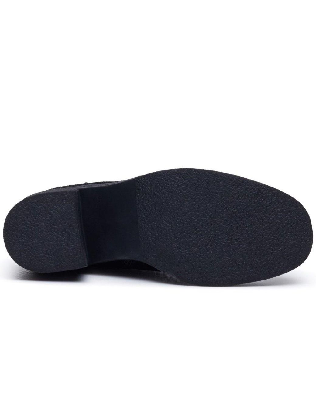 Hush Puppies Black Flora Ruched Ankle Boots