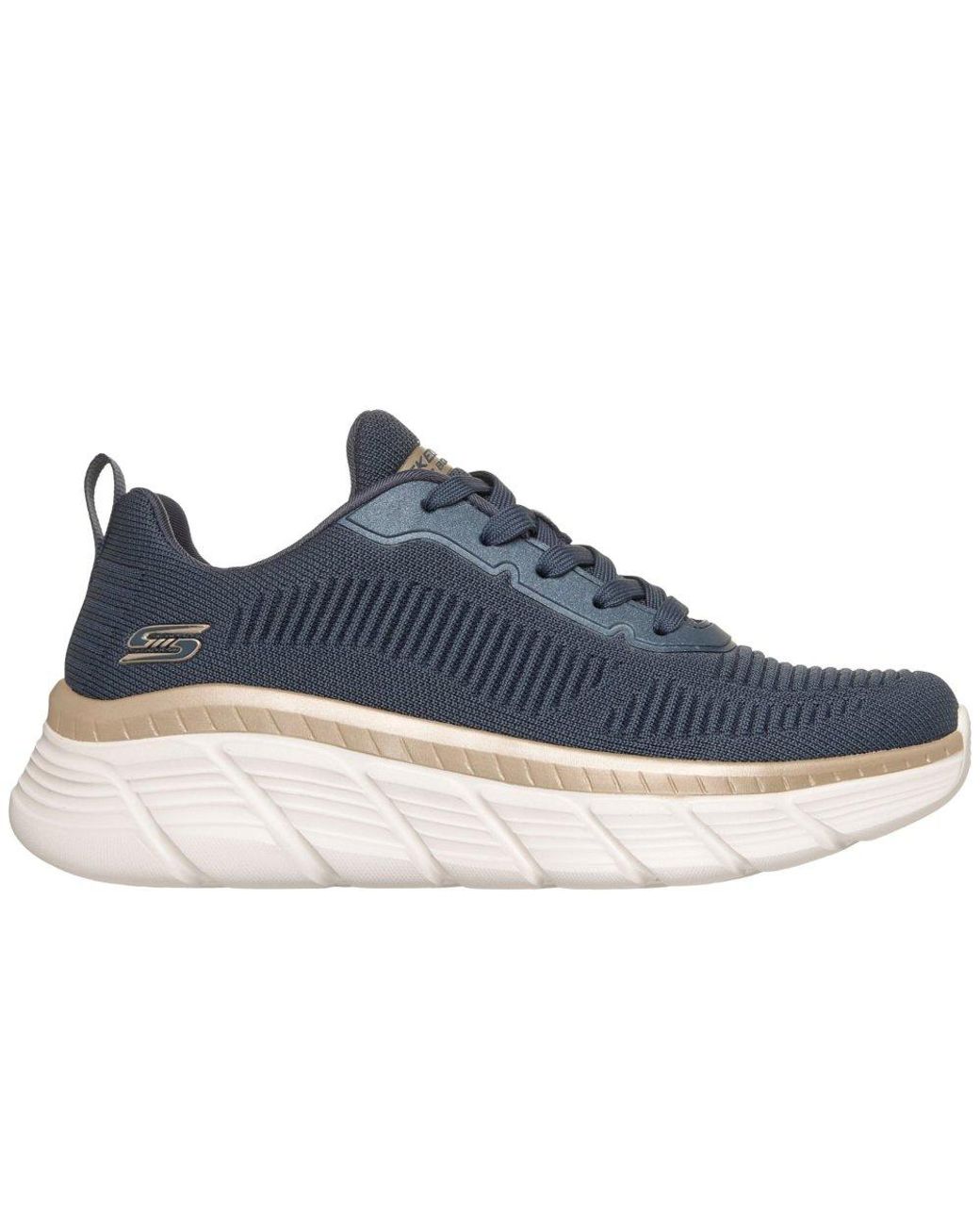 Skechers Blue Bobs B Flex Hi Flying Trainers