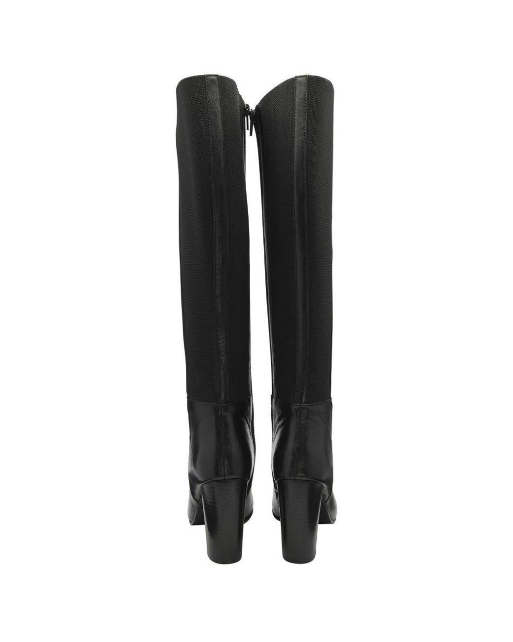 Ravel Black Bywell Heeled Knee High Boots