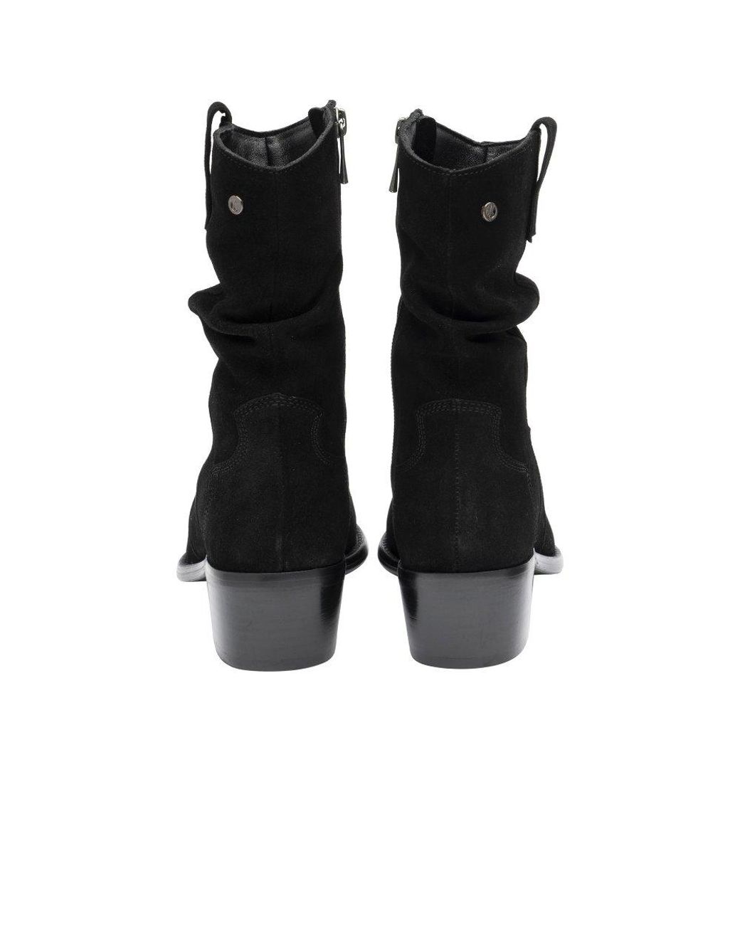 Lotus Black Dolly Ankle Boots