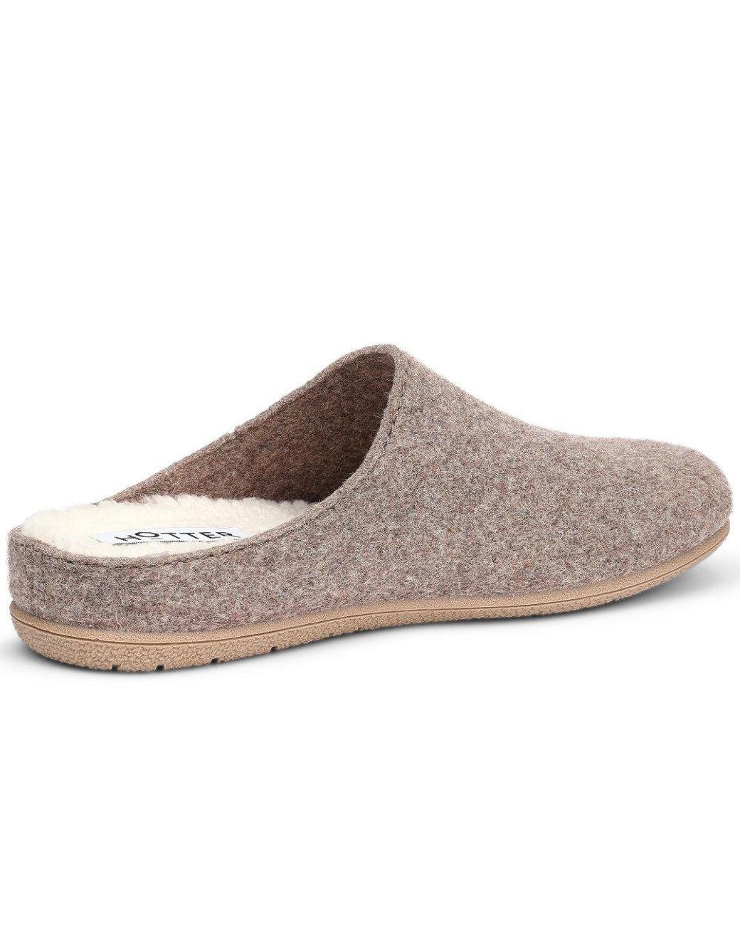 Hotter Gray Lovely Mule Slippers