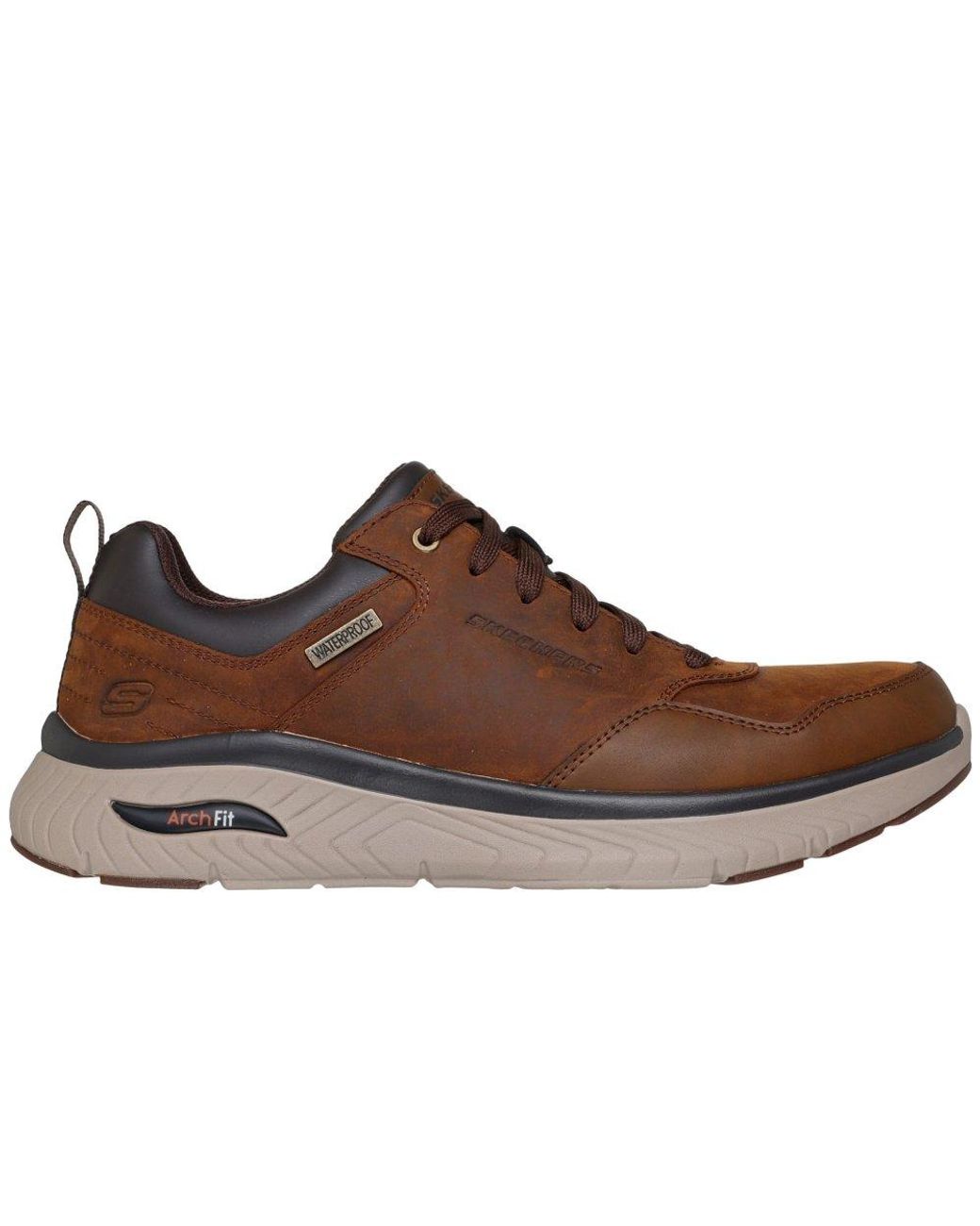 Skechers Brown Arch Fit Crosser Ronaldo Trainers for men