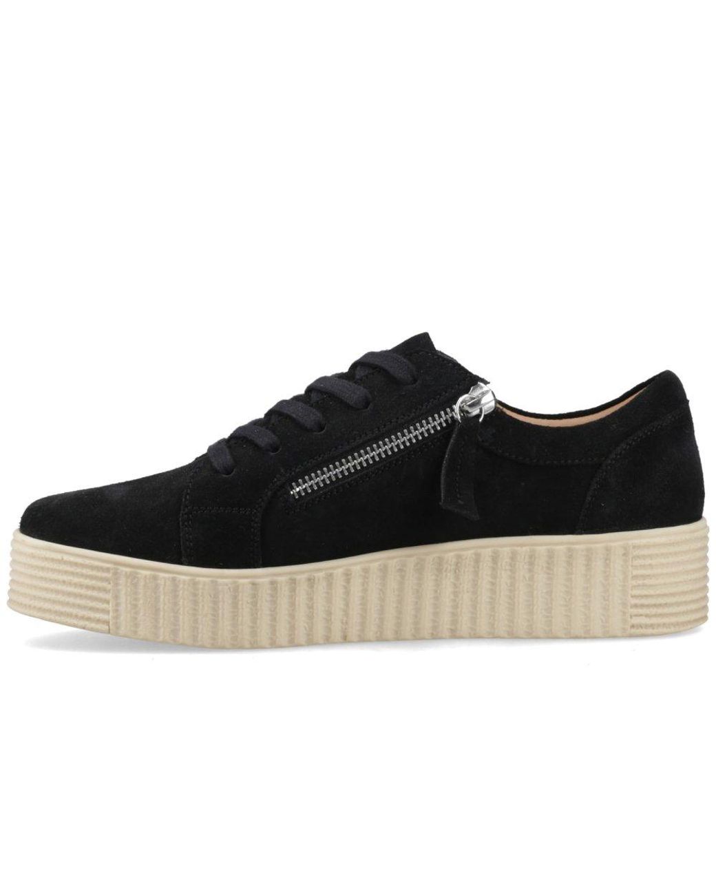 Hush Puppies Black Tara Trainers