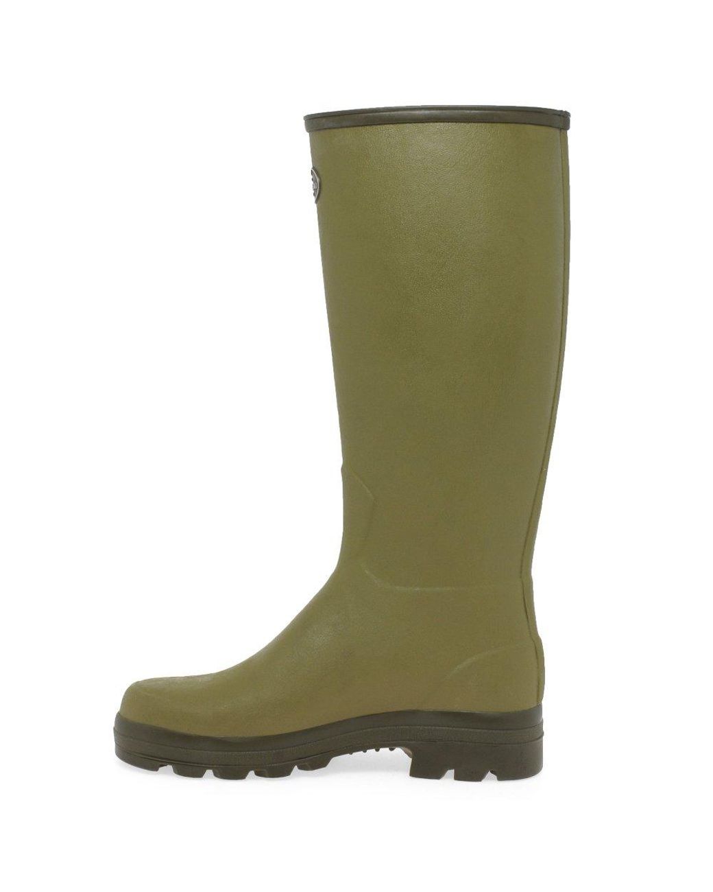 Le Chameau Green Chasseur Neo Wellingtons for men