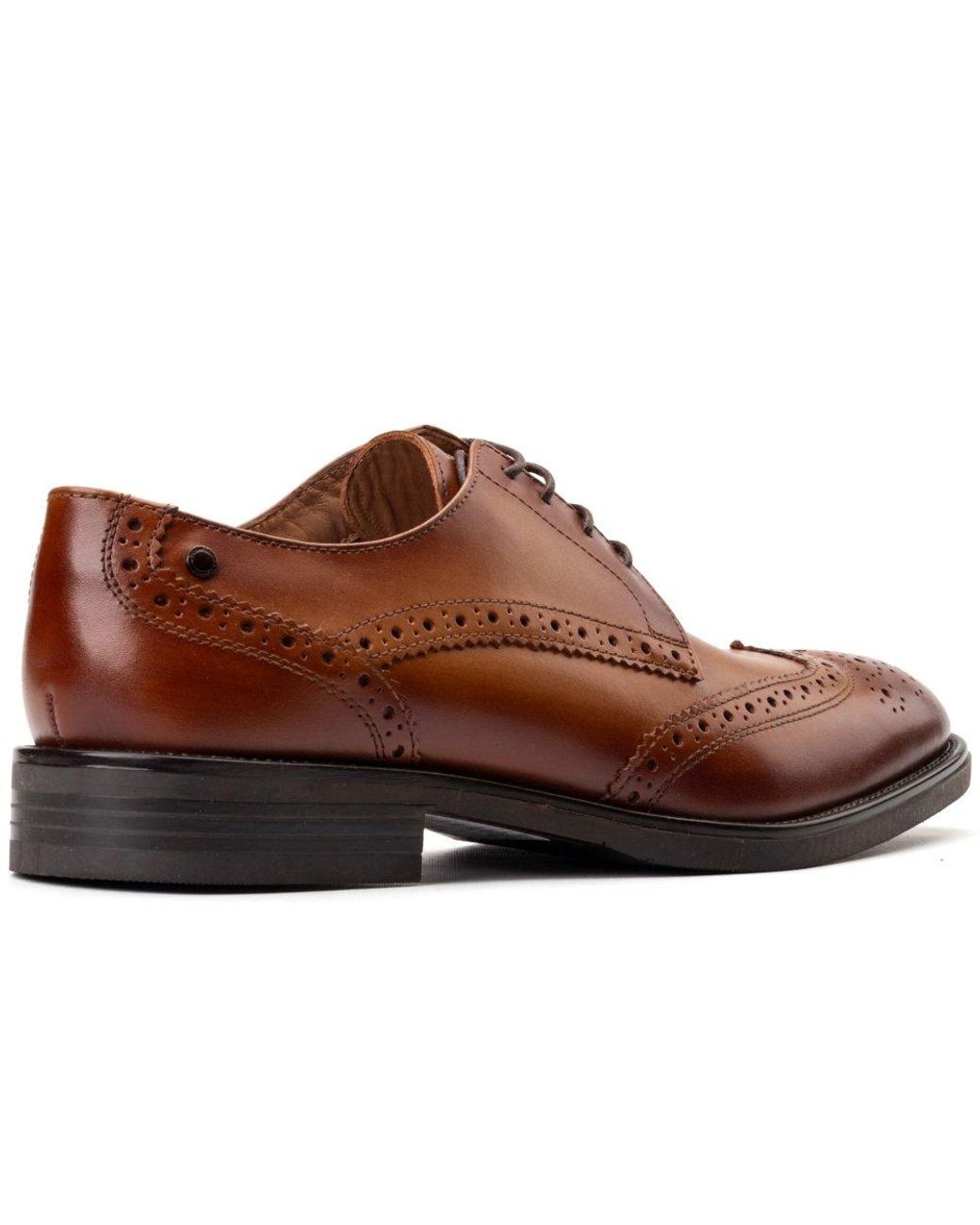 Base London Brown Pocket Brogues for men