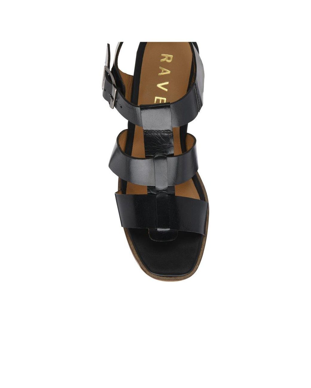 Ravel Black Togston Heeled Sandals