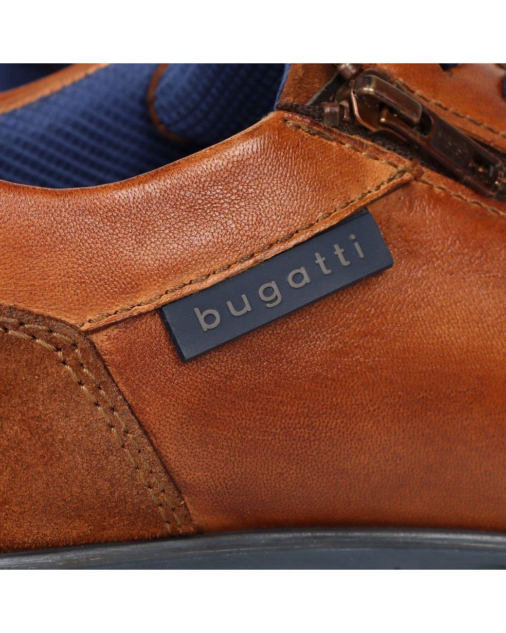 Bugatti Brown Crome Trainers for men