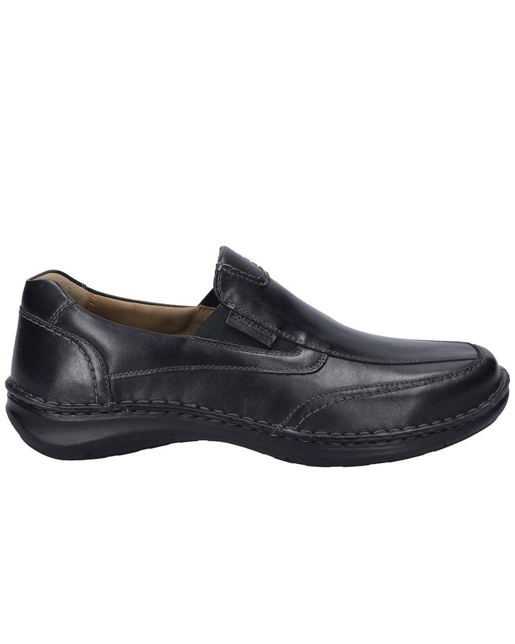 Josef Seibel Black New Anvers 67 Loafers (Schwarz) for men