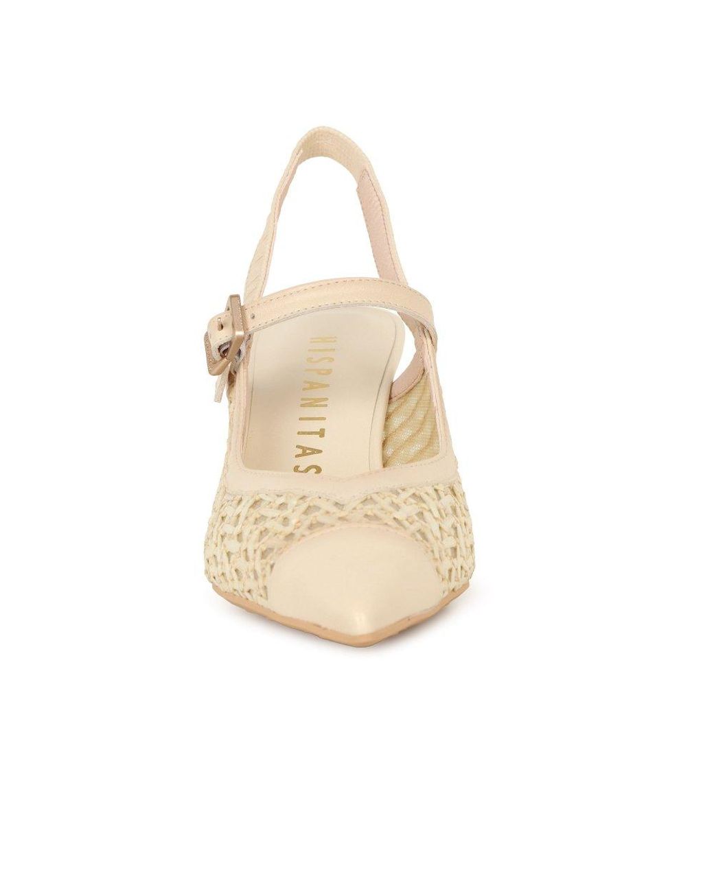 Hispanitas Metallic Giorgia Open Court Shoes