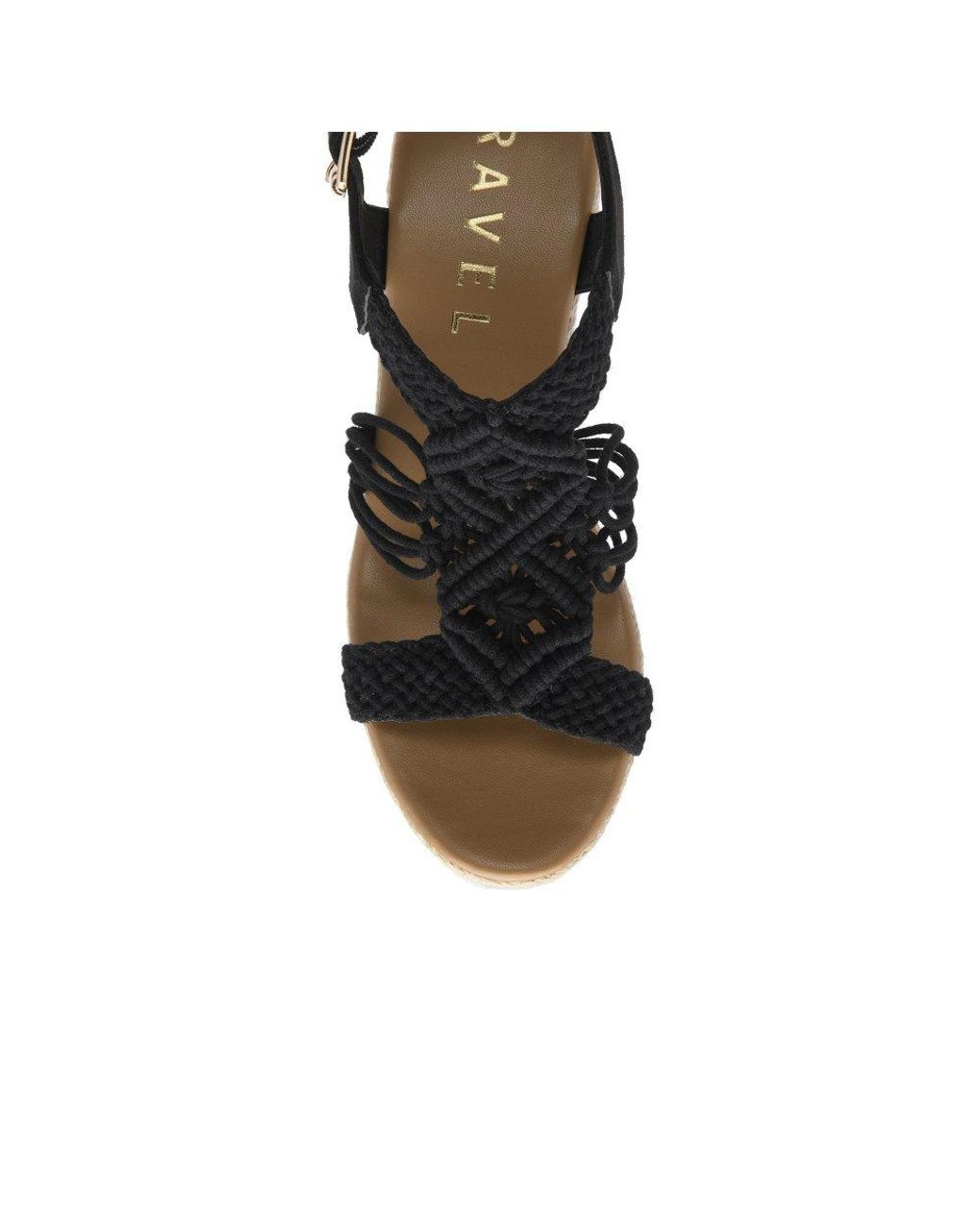 Ravel Metallic Kennley Wedge Sandals
