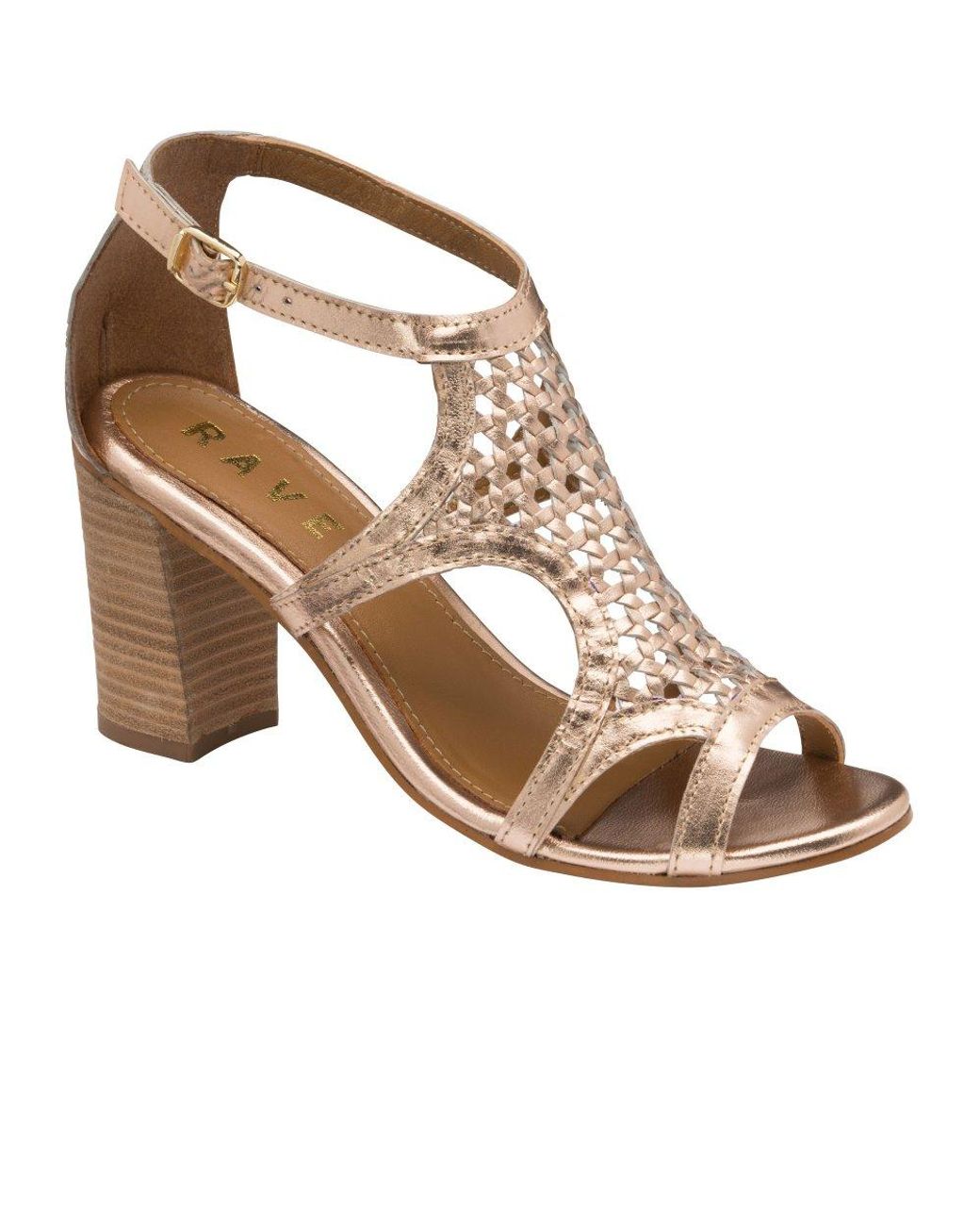 Ravel Metallic Coreen Heeled Sandals