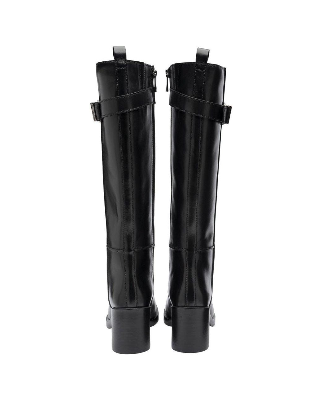 Lotus Black Liri Knee High Boots