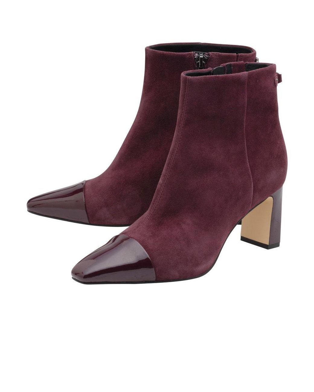 Lotus Purple Danni Ankle Boots