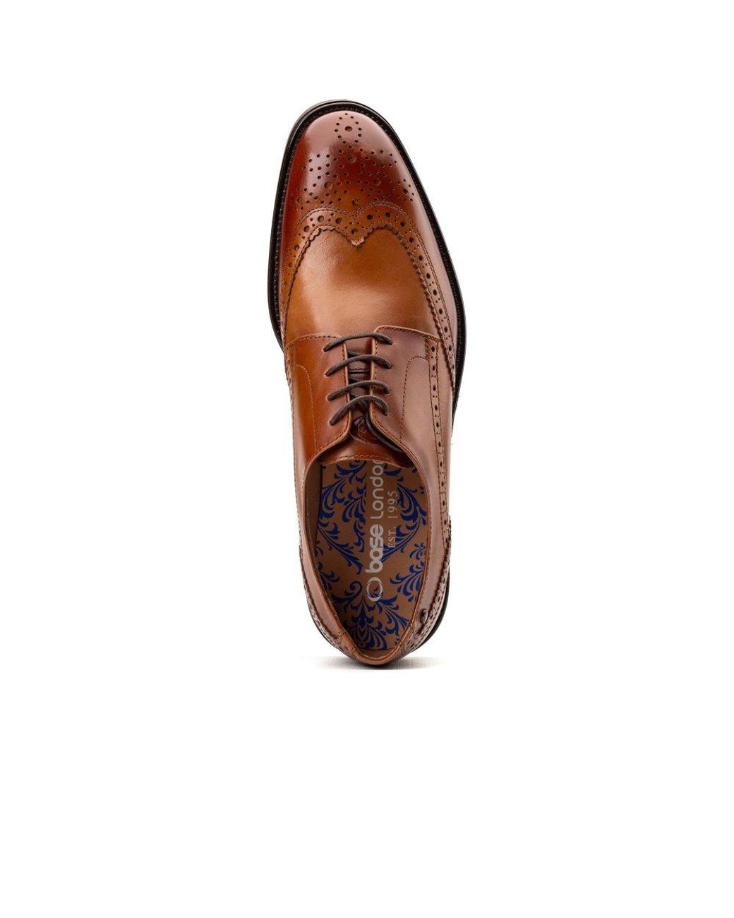 Base London Brown Pocket Brogues for men
