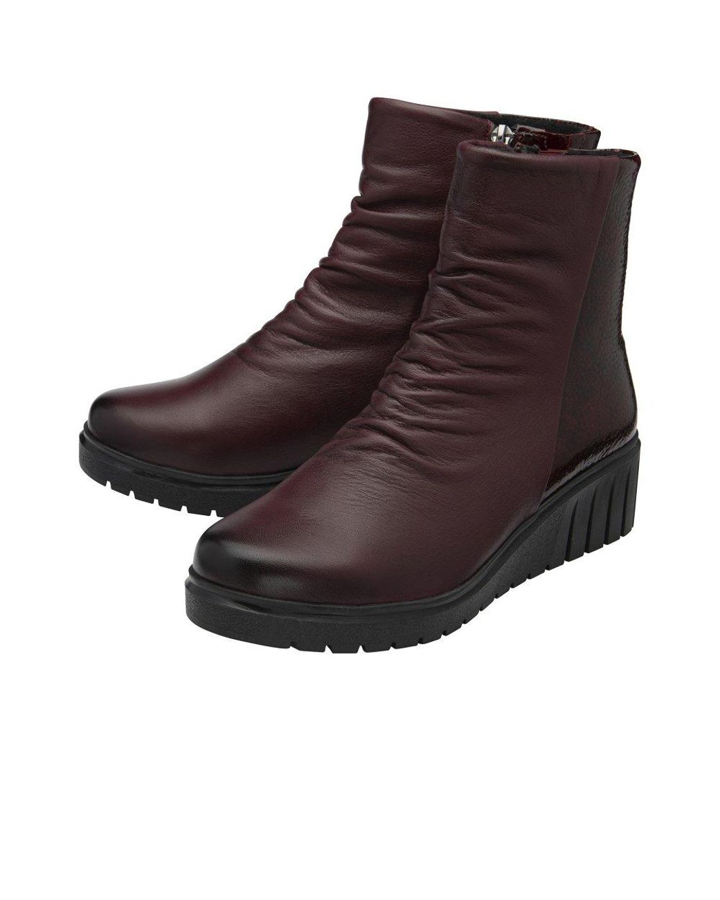 Lotus Brown Adlee Ankle Boots