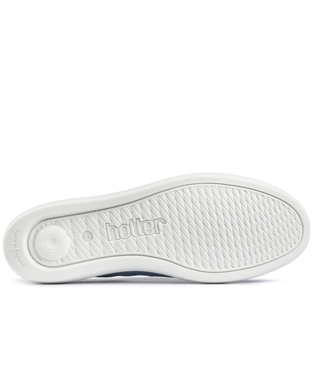 Hotter Blue Molly Canvas Shoes